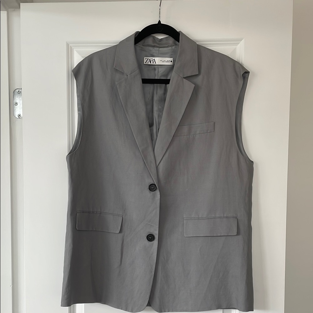 Zara Light Gray Blazer